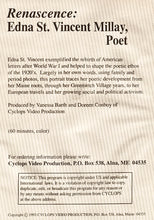 Load image into Gallery viewer, Renascence: Edna St. Vincent Millay, Poet